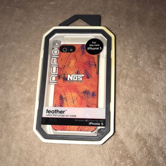 Incipio iPhone 5 feather ultra thin snap case NOS energy drink New - Picture 1 of 2